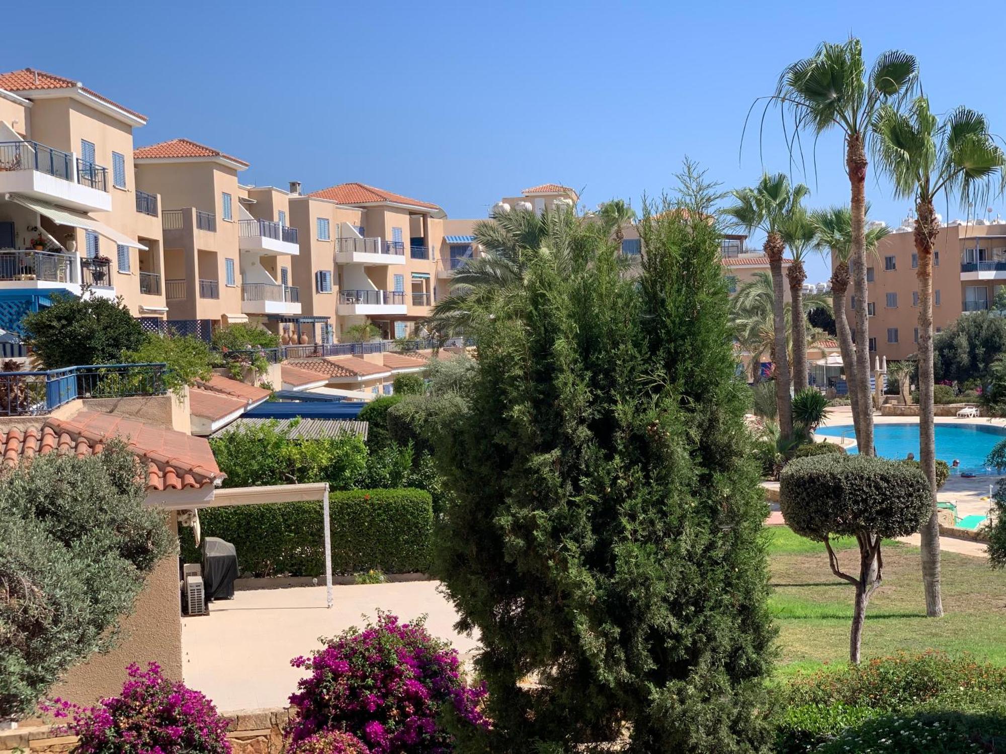 King'S Palace - Spacious 2 Bed, 2 Bath With Sea And Pool Views بافوس المظهر الخارجي الصورة